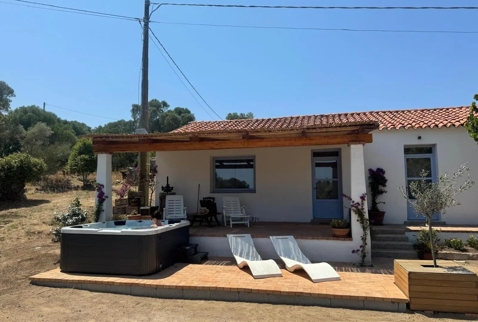 Villa Stazzu Straetu Antico Stazzo Gallurese Con Vista Sul Golfo Di Olbia